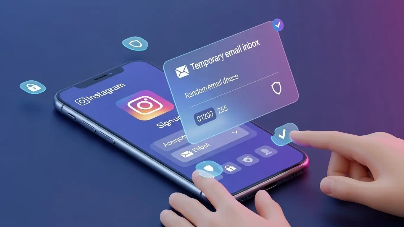 Instagram Privacy Guide using Temp Mail