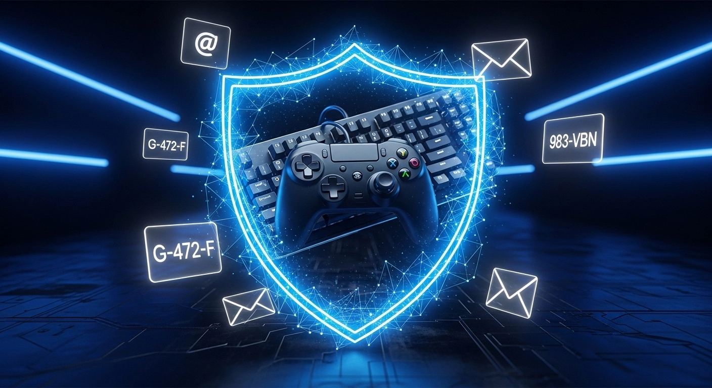 Gamer using temp mail for smurf accounts